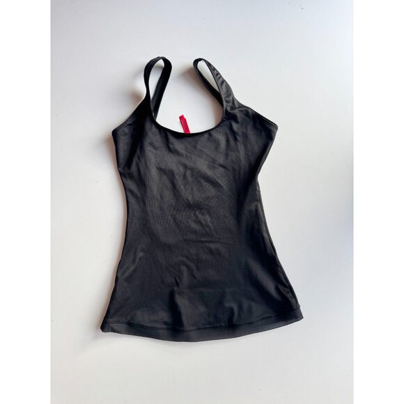 SPANX Black Star Power Open Bust Cami Tank, Size M - Picture 5 of 9
